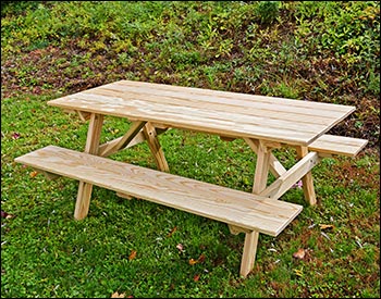 Beer, Butt, and Burger Picnic Table