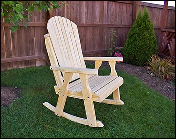 Treated Pine Curveback Rocking Chair