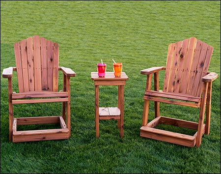 Eastern Red Cedar Balcony Chair