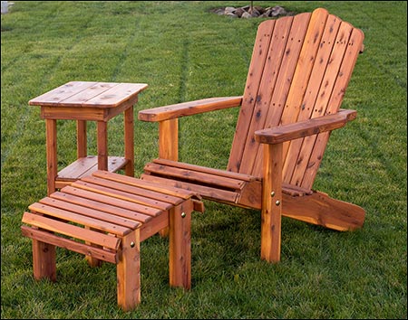 Eastern Red Cedar Adirondack Lounge Chair