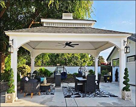 Vinyl Double Roof Ramada