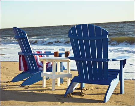 QUCIK SHIP - Poly Lumber Adirondack Chair