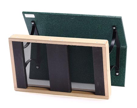 Poly Lumber Fly-Thru Platform Bird Feeder