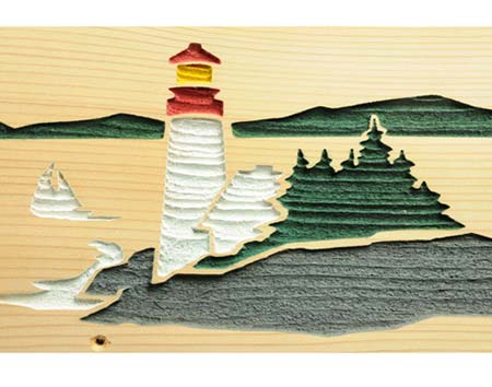 Red Cedar Lighthouse Mailbox