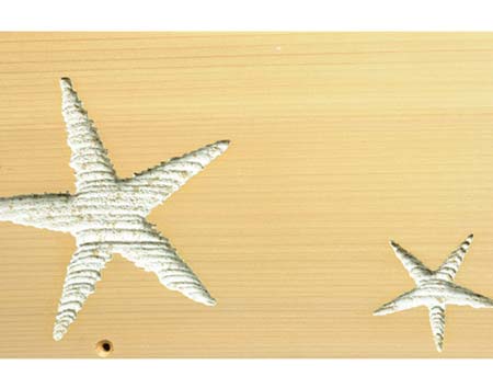 Red Cedar Starfish Mailbox 