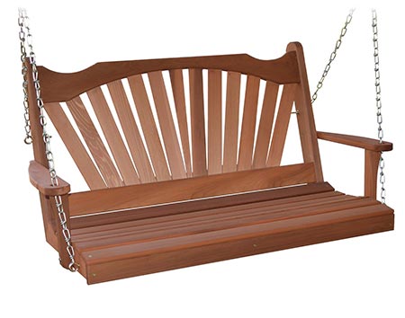 Red Cedar Fanback Swing