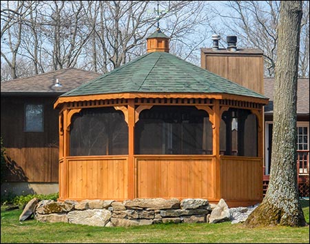 Red Cedar Octagon Cupola