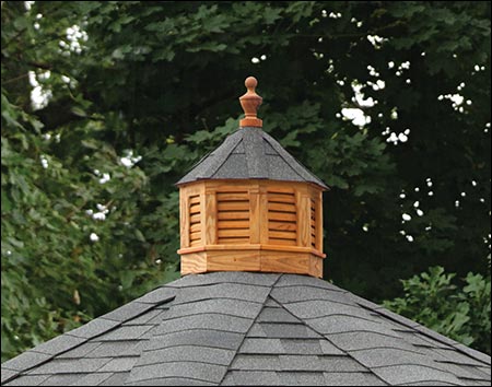 Red Cedar Octagon Cupola