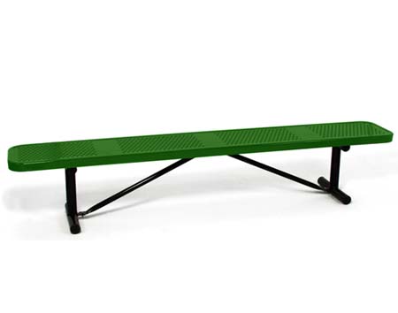 Perforated Players Garden Bench