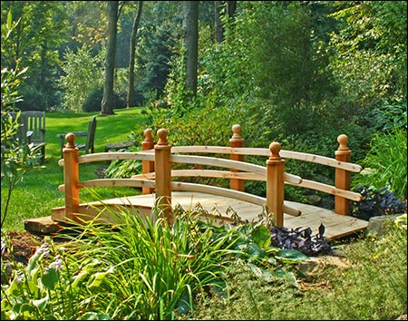 Red Cedar Camelot Double Rail Bridge