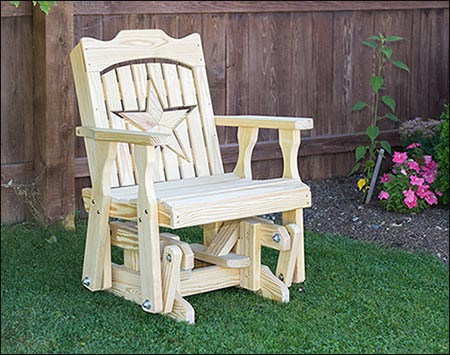 Treated Pine Starback Glider Chair