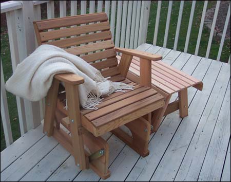 Red Cedar American Classic Glider Chair