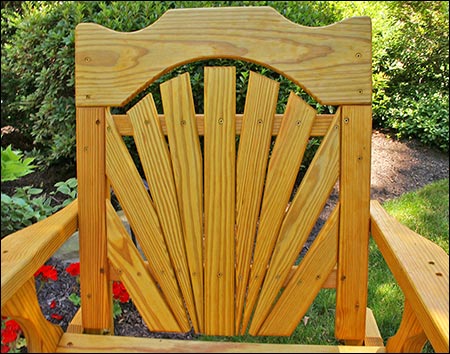 Treated Pine Fanback Patio Chair