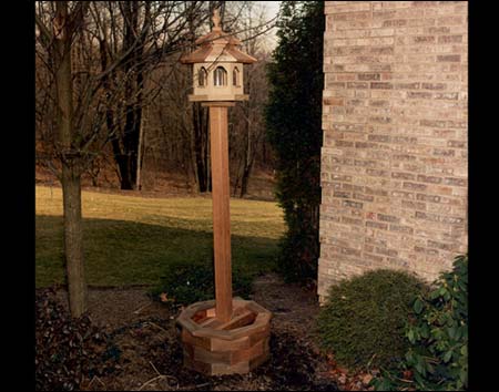Red Cedar Octagon Planter Base