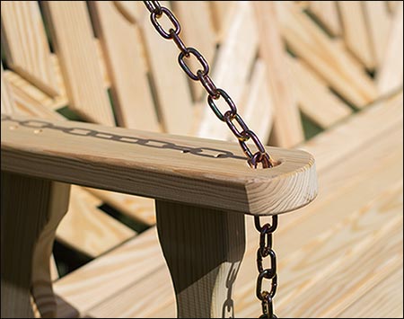 Treated Pine Rollback Porch Swing