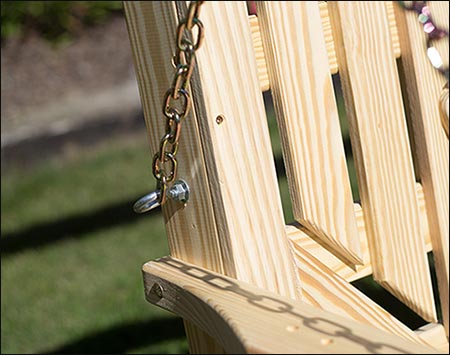 Treated Pine Crossback Porch Swing