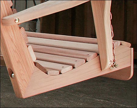 Red Cedar Royal Sweetheart Highback Porch Swing