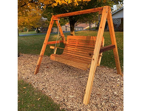 Red Cedar Royal Highback Porch Swing