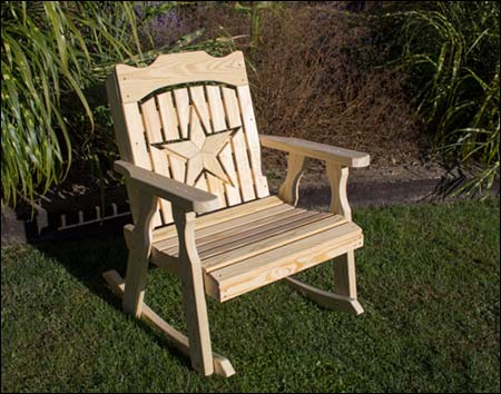 Treated Pine Starback Rocker