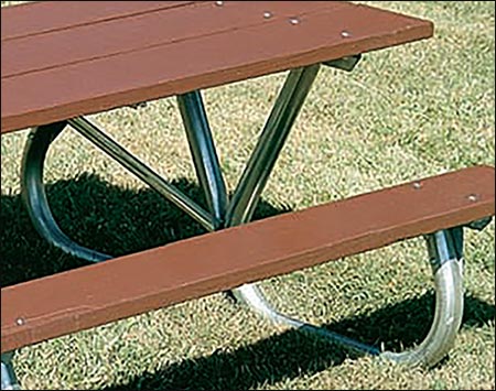 Extra Heavy-Duty Bolt-Thru Picnic Table