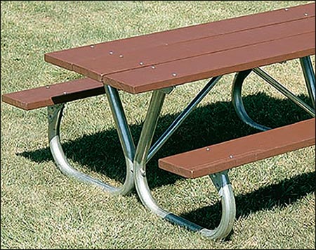 Extra Heavy-Duty Bolt-Thru Picnic Table