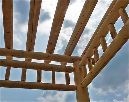 Rustic Garden Pergola