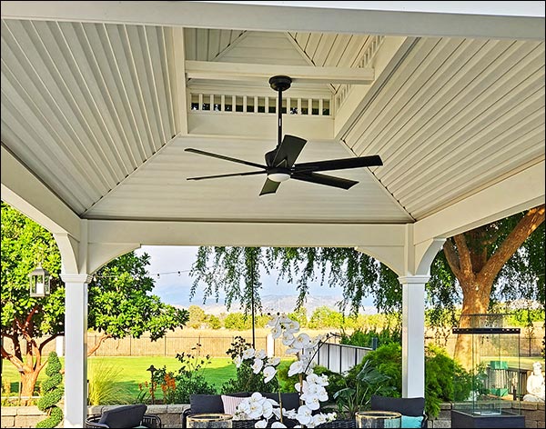 Vinyl Double Roof Ramada