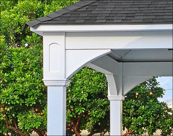 Vinyl Double Roof Ramada