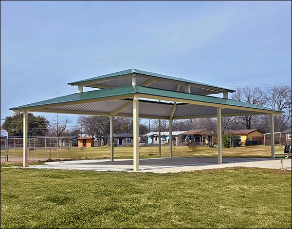 All Steel Single Roof Summerset (Rectangle) Pavilions