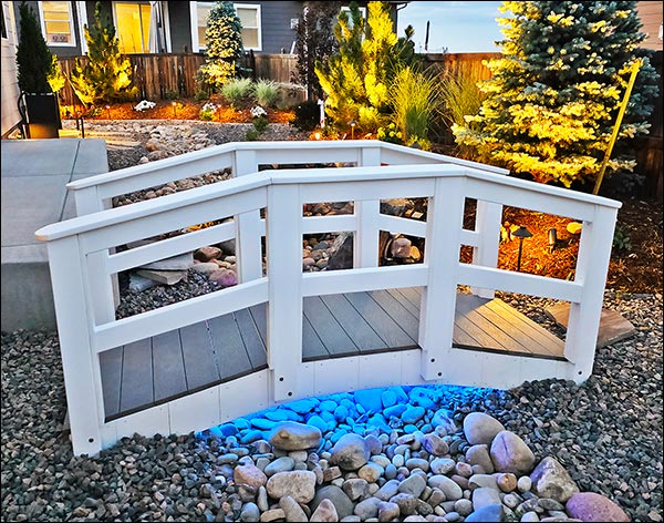 Double Rail Pedestrian Trail Bridge