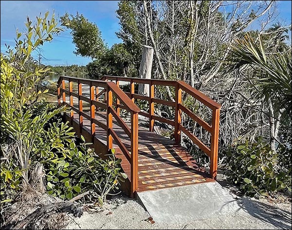 Triple Rail Pedestrian Trail Bridge