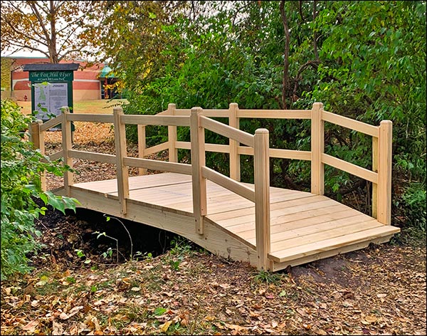 Double Rail Pedestrian Trail Bridge