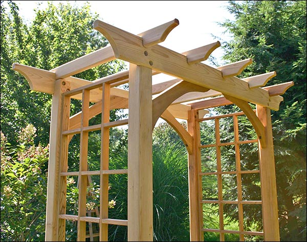 Red Cedar Canterbury Arbor