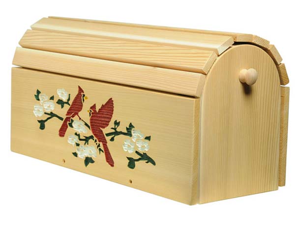Red Cedar Cardinals Mailbox