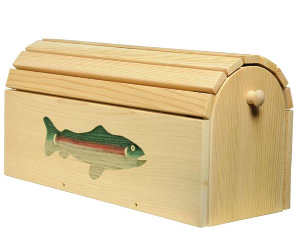 Red Cedar Fish Mailbox 