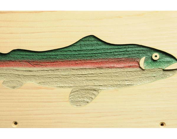 Red Cedar Fish Mailbox 