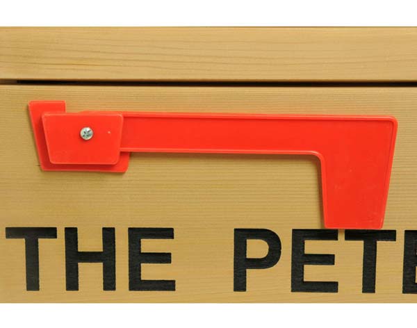 Red Cedar Oak Leaves Mailbox