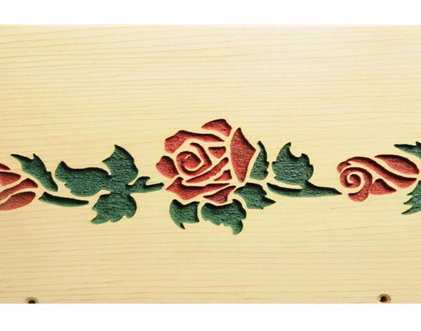 Red Cedar Roses Mailbox