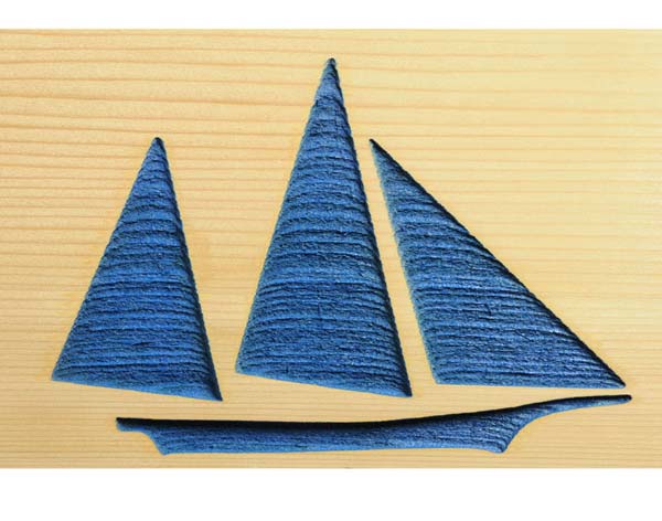 Red Cedar Sailboat Mailbox 