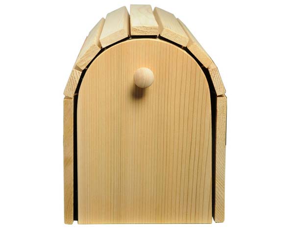 Red Cedar Scallop Shell Mailbox 