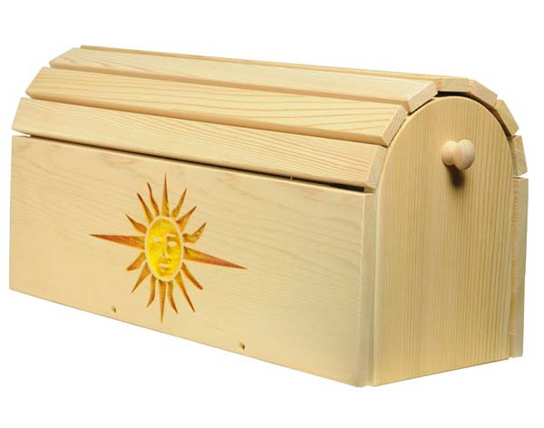 Red Cedar Sun Mailbox