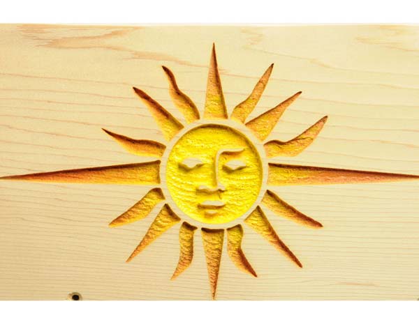 Red Cedar Sun Mailbox