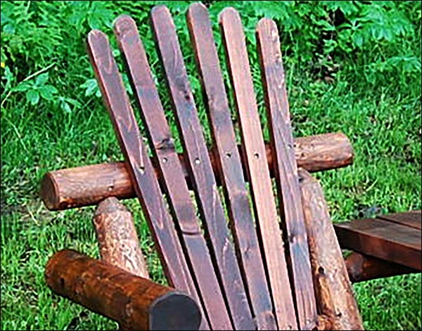 6 White Cedar Stained Tea Set