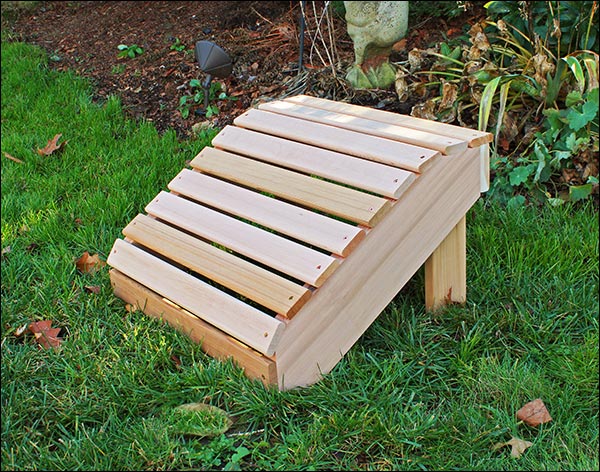 Red Cedar Adirondack Footrest