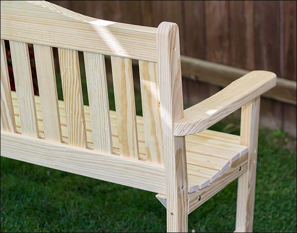 Treated Pine English Garden Bench