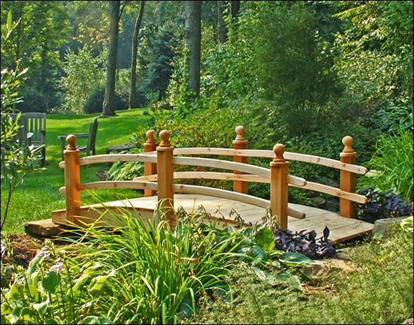 Red Cedar Camelot Double Rail Bridge