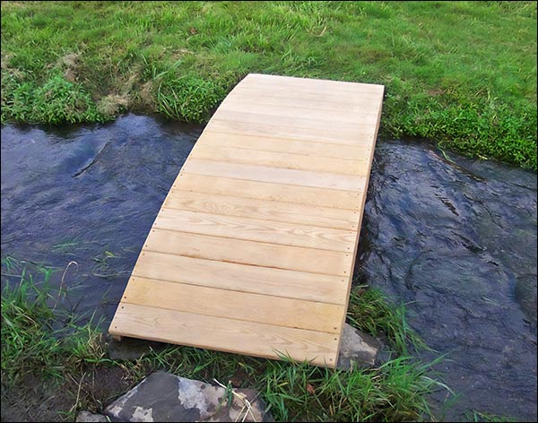Treated Pine Fiore Plank Garden Bridge