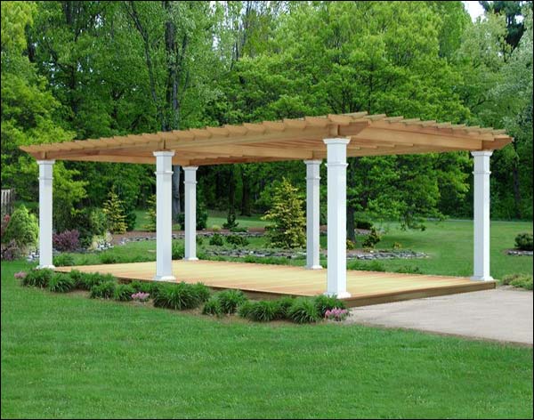 Red Cedar Free Standing Oasis Pergola