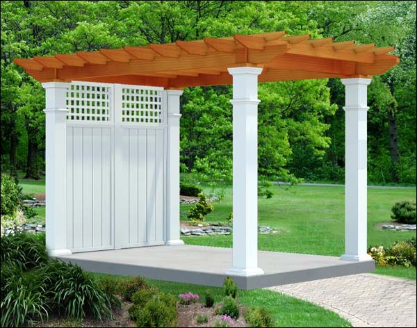 Red Cedar Free Standing Oasis Pergola