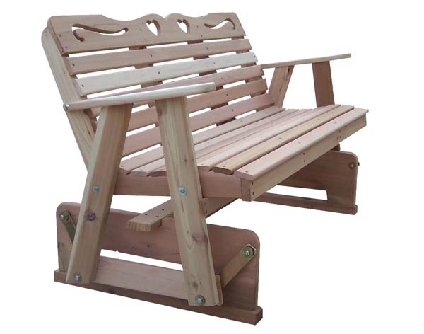 Cedar Country Hearts Glider Collection